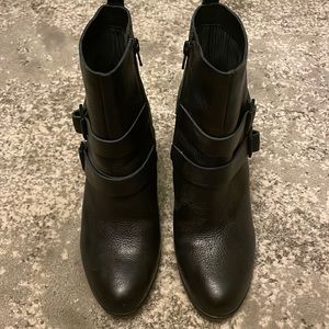 Womens wedge booties